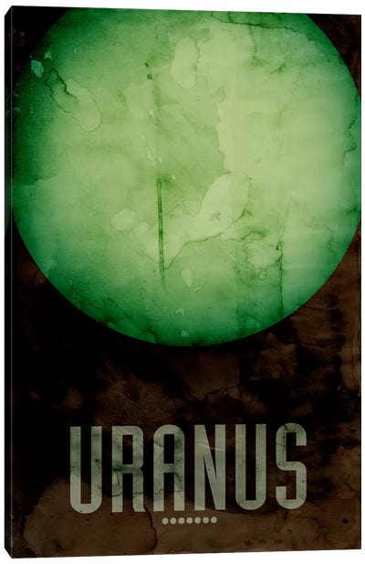 The Planet Uranus Canvas Art Print - Space Travel Posters