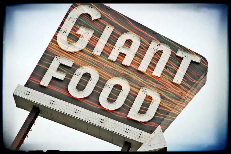 Vintage Giant Food Sign