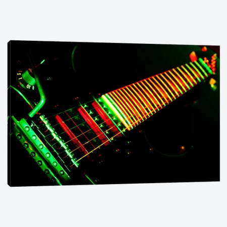 Funky Guitar Canvas Print #8814} by Unknown Artist Canvas Art