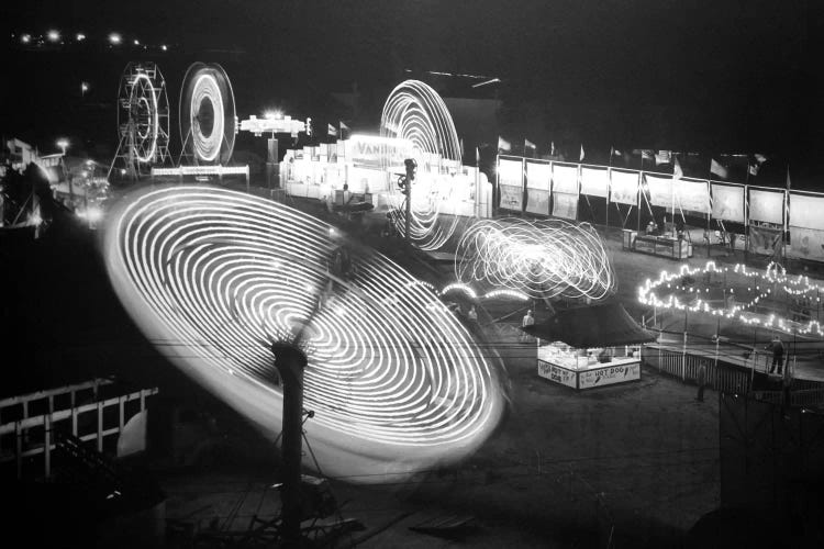 Nebraska State Fair Rides by Unknown Artist wall art