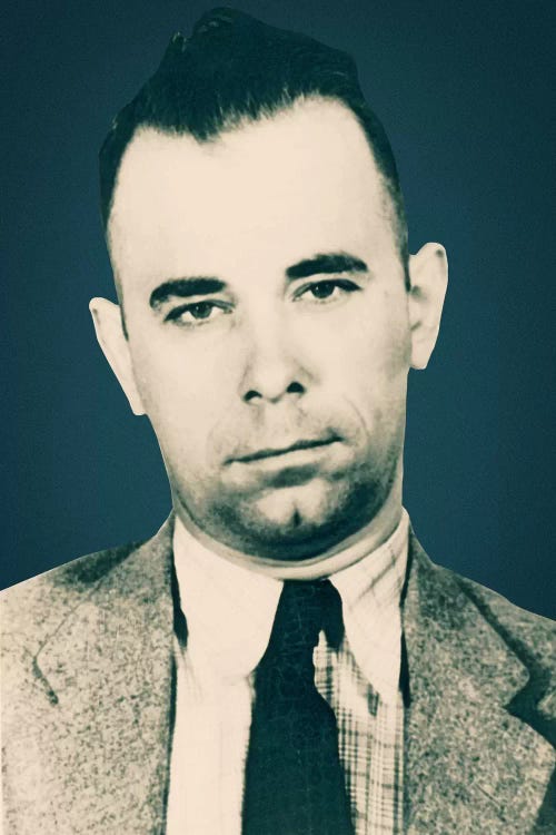 John Dillinger (1903-1934)- Gangster Mugshot