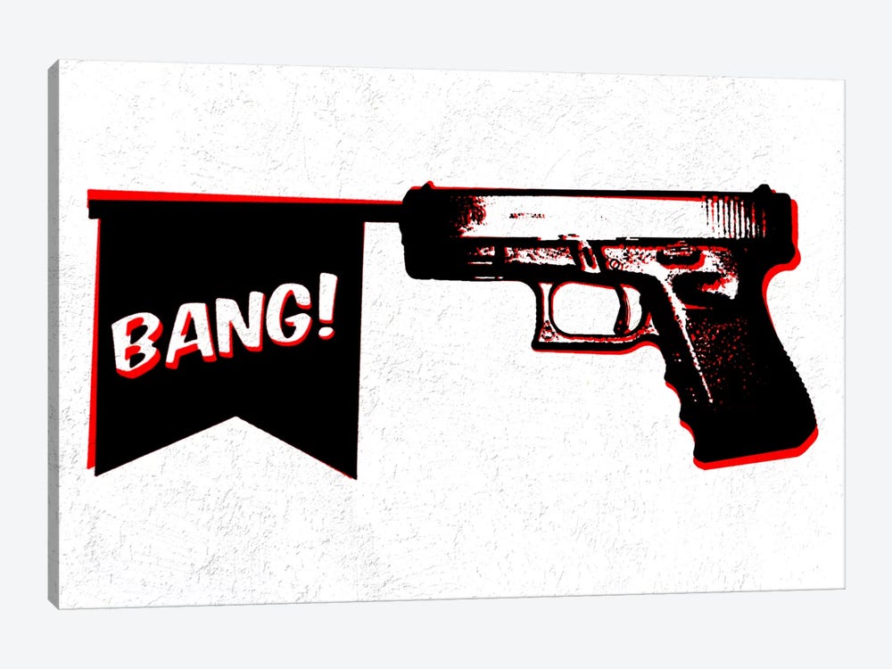 Bang Bang (Pistol) by 5by5collective 1-piece Art Print