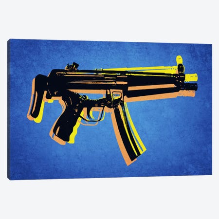 MP5 Sub Machine Gun Canvas Print #8872} by Michael Tompsett Canvas Art Print