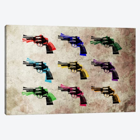 Nine Revolvers Canvas Print #8873} by Michael Tompsett Art Print