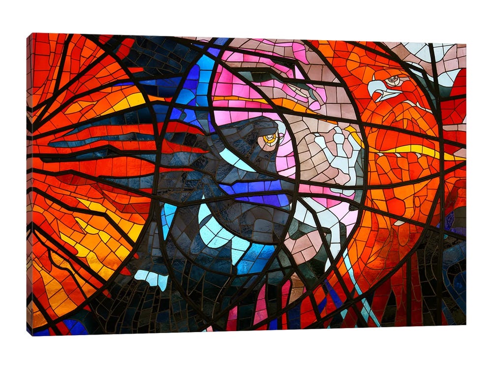 Stained Glass Window Art Print by Unknown Artist