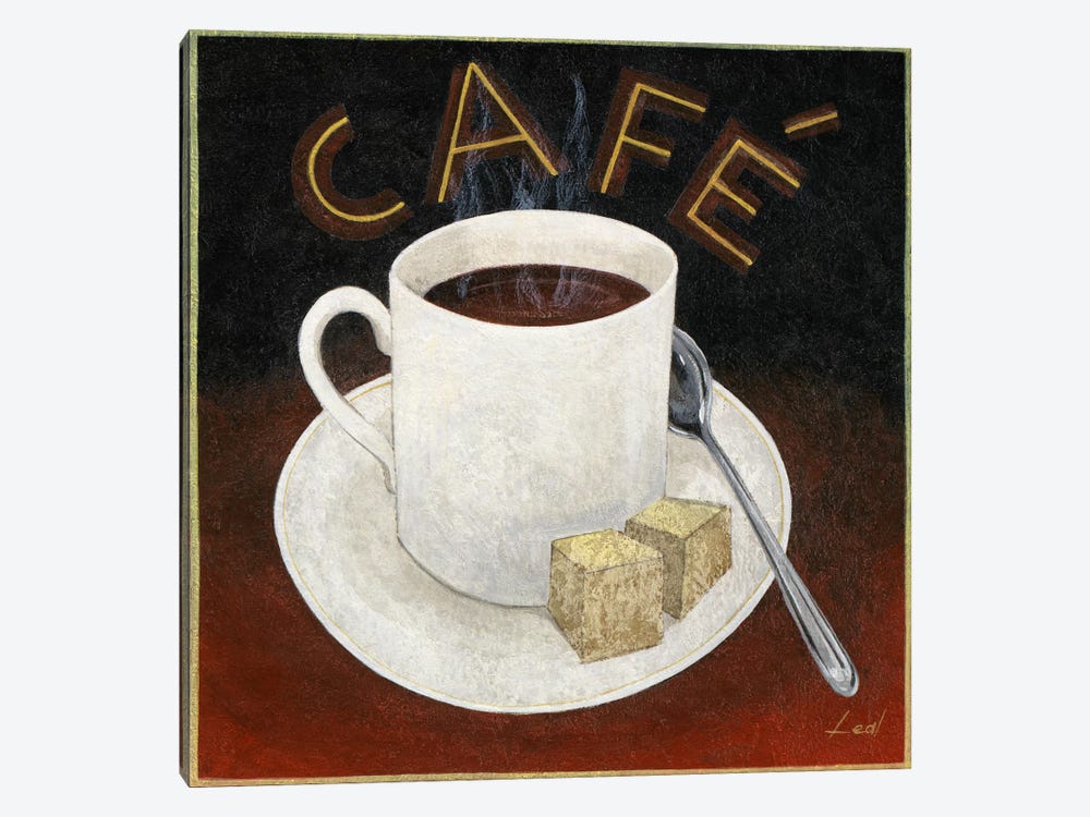 Cup of Coffee by Pablo Esteban 1-piece Canvas Art