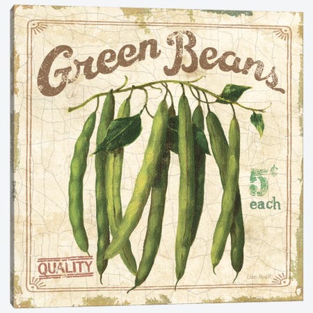 Green Beans (On Special II) Canvas Print #9099} by Lisa Audit Canvas Art