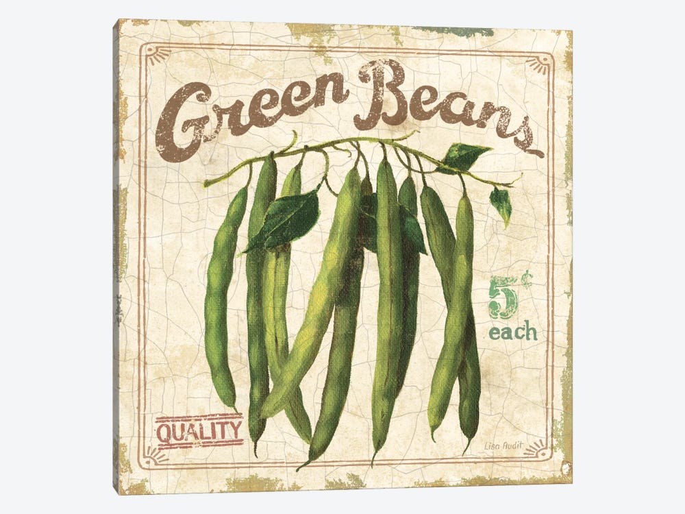 Green Beans (On Special II) 1-piece Canvas Art Print
