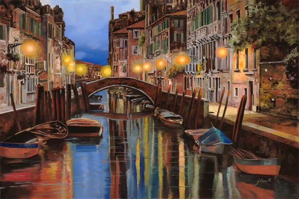 Contemporary Fine Art: Alba a Venezia by Guido Borelli