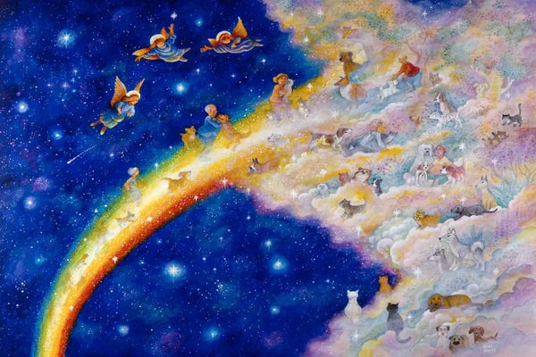 Kids Art Girls: Rainbow Bridge by Bill Bell