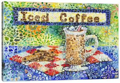 Iced Coffee Canvas Art Print