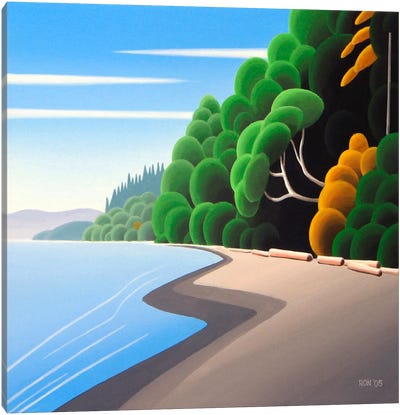 Coastal Autumn Canvas Art Print