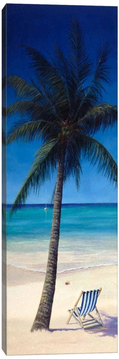 Tropics Canvas Art Print - Tropical Beach Art