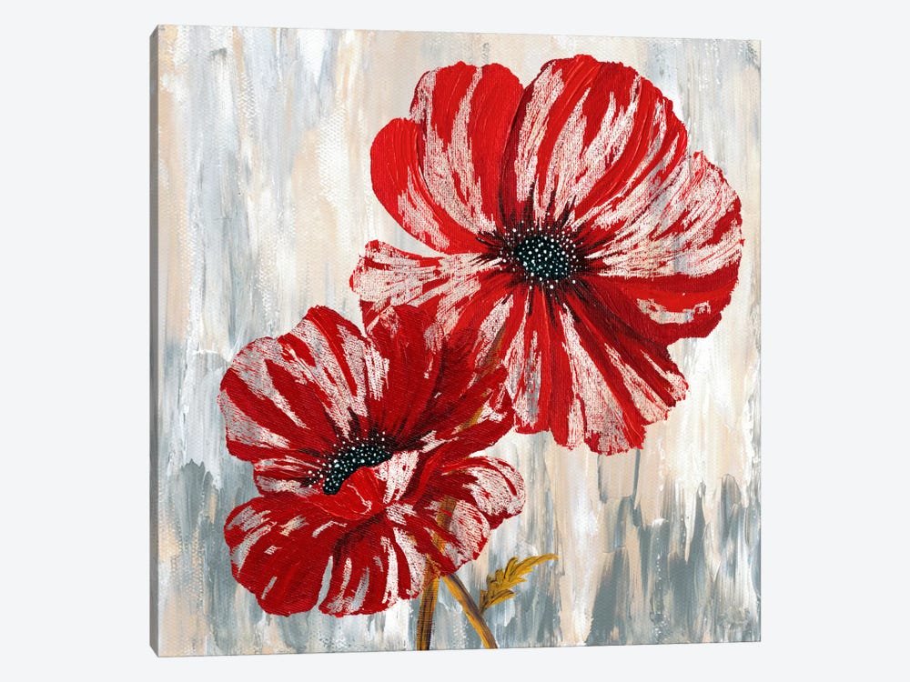 Red Poppies II by Willow Way Studios, Inc. 1-piece Canvas Art Print