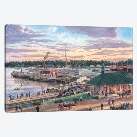 Harbor Springs, Michigan Canvas Print #9465} by Stanton Manolakas Canvas Art