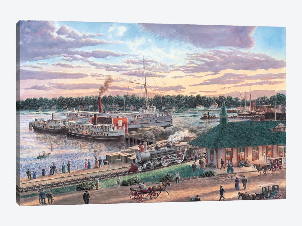 Harbor Springs, Michigan by Stanton Manolakas 1-piece Art Print