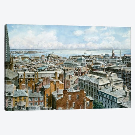 Boston: East From St House 1876 Canvas Print #9513} by Stanton Manolakas Canvas Print