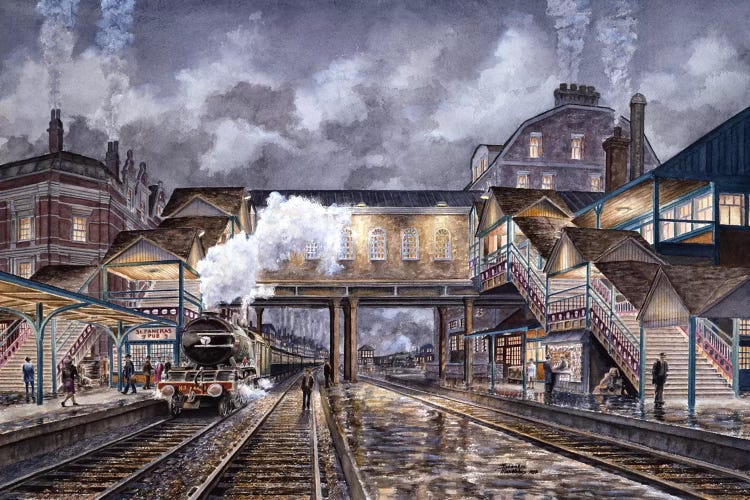 Night Train To Edinbourough by Stanton Manolakas wall art