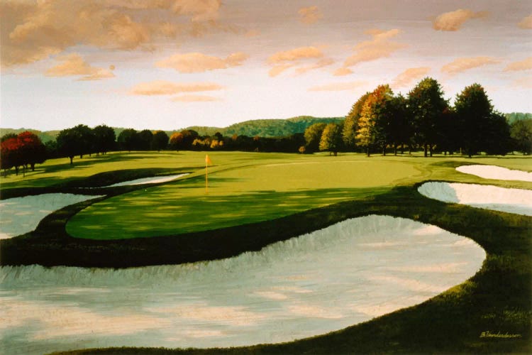 Golf Course 8 by William Vanderdasson wall art