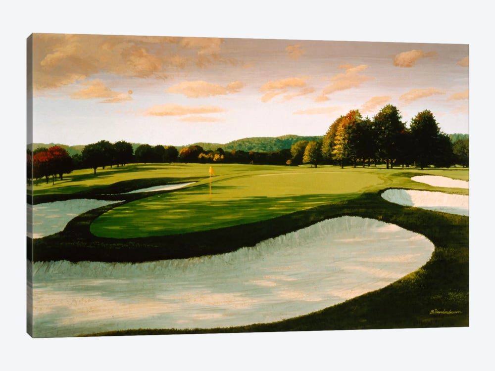 Golf Course 8 by William Vanderdasson 1-piece Canvas Artwork