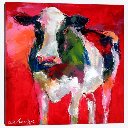 Cow Canvas Print #9623} by Richard Wallich Art Print