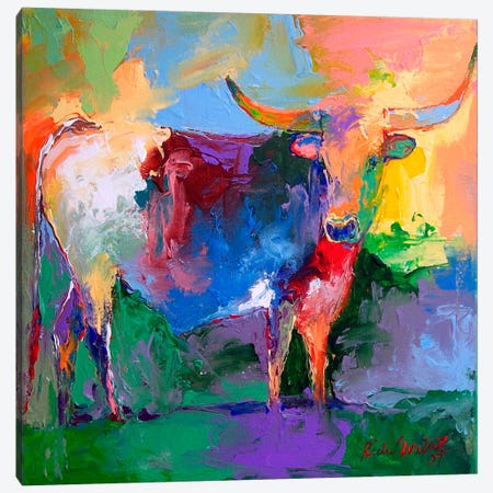 Bull Canvas Print #9626} by Richard Wallich Canvas Artwork