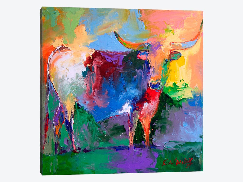 Bull by Richard Wallich 1-piece Canvas Print