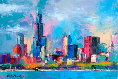 Chicago V Canvas Art Print by Richard Wallich | iCanvas