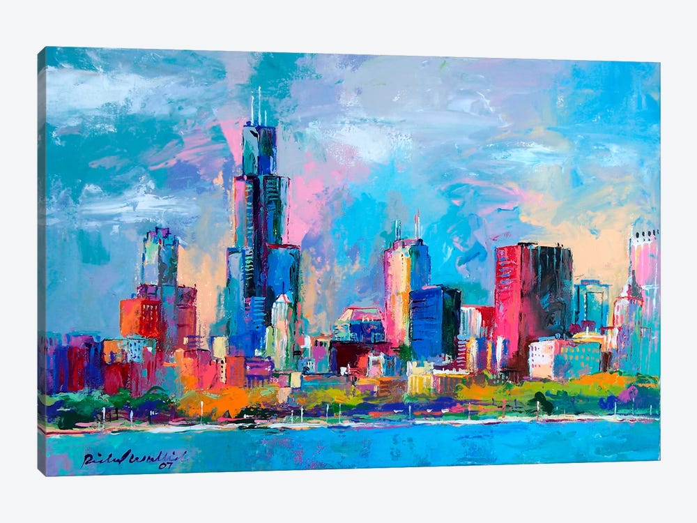 Chicago V by Richard Wallich 1-piece Canvas Art