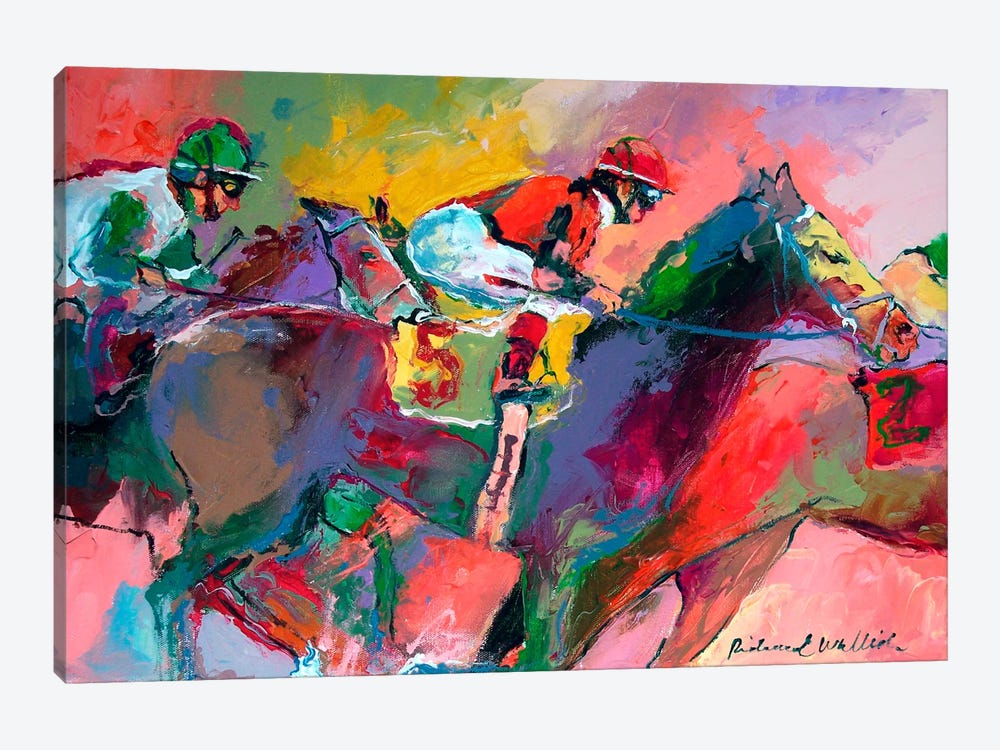 Race II by Richard Wallich 1-piece Canvas Art