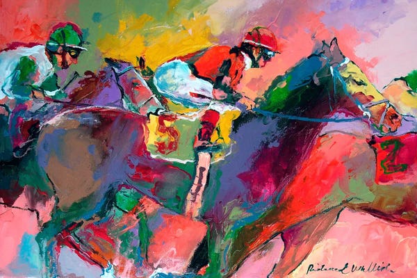 Horses: Race II by Richard Wallich