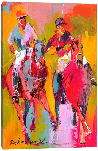 Polo II Canvas Art Print - Horse Racing Art