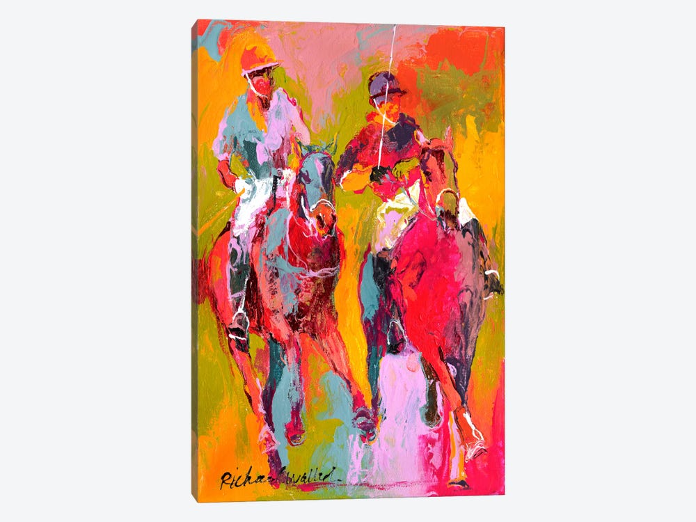 Polo II by Richard Wallich 1-piece Canvas Artwork