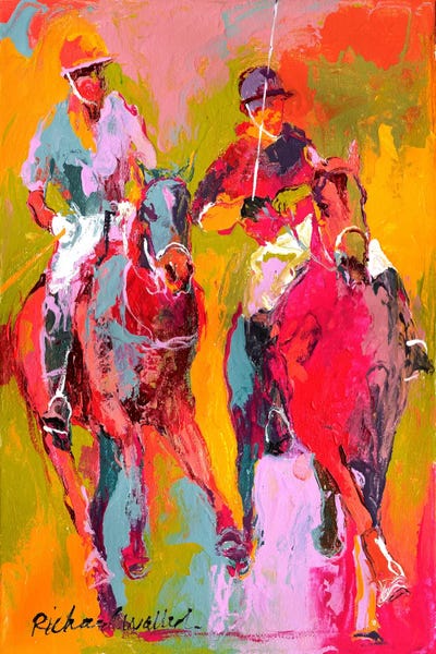 Horseback: Polo II by Richard Wallich