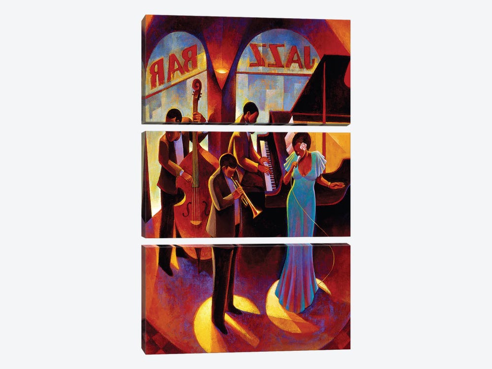 At The Top by Keith Mallett 3-piece Art Print