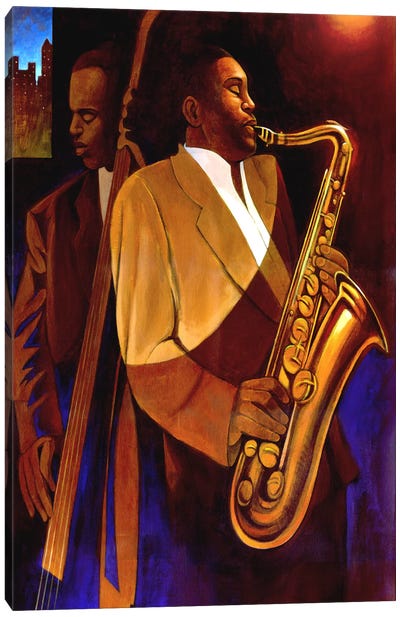 Body And Soul Canvas Art Print - Saxophone Art