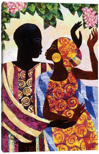 In The Garden Canvas Art Print - African Décor