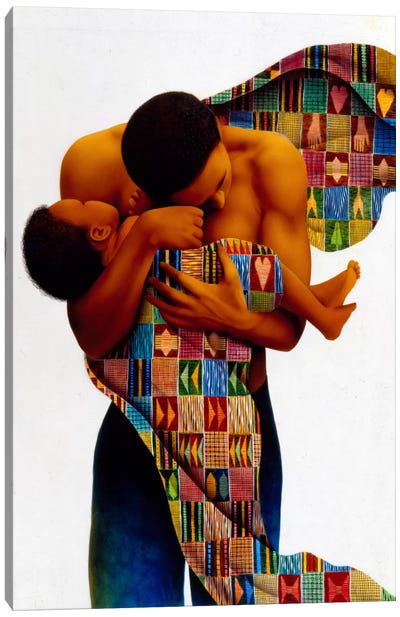 Sheltering Love Canvas Art Print - Black History Month
