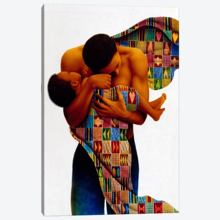 Sheltering Love Canvas Print #9890} by Keith Mallett Canvas Artwork