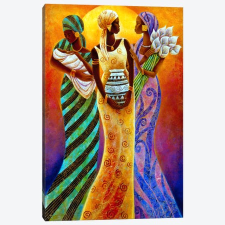 Sisters of The Sun Canvas Print #9892} by Keith Mallett Canvas Wall Art