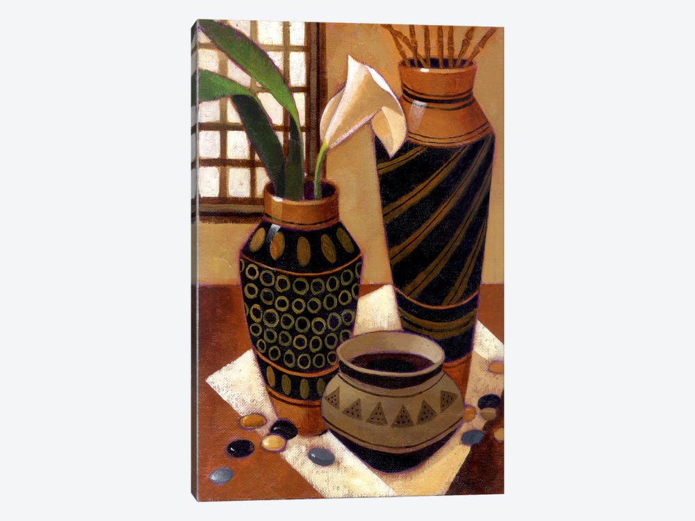 Still Life With African Bowl by Keith Mallett 1-piece Canvas Print