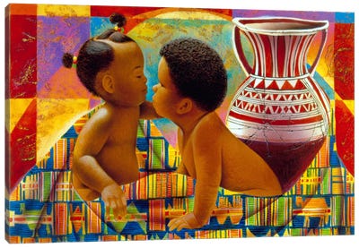 Treasures of Africa Canvas Art Print - Keith Mallett