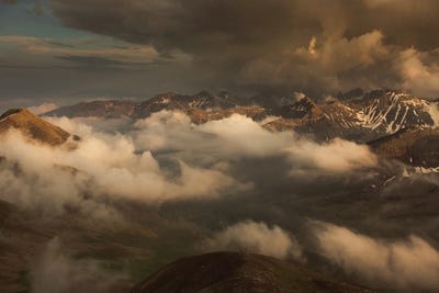 Above The Clouds - French Alps by Annabelle Chabert canvas print