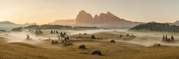 Annabelle Chabert: Panoramic Photo - Alpe Di Siusi Landscape by Annabelle Chabert