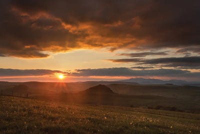 Peaceful Sunset In Nature by Annabelle Chabert canvas print