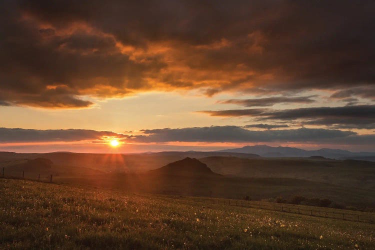 Peaceful Sunset In Nature