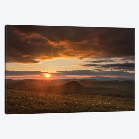 Peaceful Sunset In Nature Canvas Print #AAB18} by Annabelle Chabert Art Print