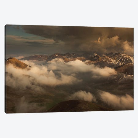 Above The Clouds - French Alps Canvas Print #AAB1} by Annabelle Chabert Canvas Art Print