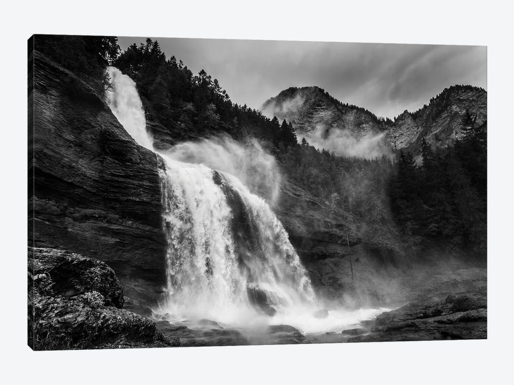 Powerful Waterfall by Annabelle Chabert 1-piece Canvas Print