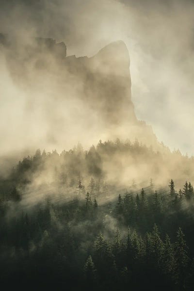 Atmospheric Photography: Moutain In The Mist by Annabelle Chabert